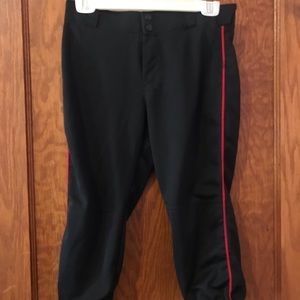 Russell black softball pants